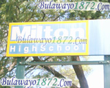 Front Gate,  Milton High School, Bulawayo